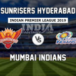 MI vs SRH Playerzpot Prediction IPL Preview, Team News, Playing 11