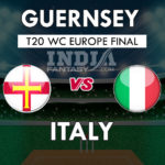GUE vs ITA Dream11 Prediction T20 WC Europe Final Preview, Team News, Playing11