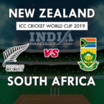 NZ vs SA Dream11 Hindi Prediction, वर्ल्ड कप 2019, Team News, Playing 11