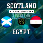 SCO vs EGY Dream11 Hockey | Scotland vs Egypt FIH Series Finals Preview, Fantasy Team Prediction