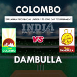 COL-Y vs DAM-Y Dream11 Match Prediction | SL Provincial Youth OD Playing11, Squads, Fantasy Team News
