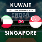 KUW vs SIN Dream11 Match Prediction | WT20 Qualifier Asia 2019 Playing11, Squads, Fantasy Team News