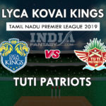LYC vs TUT Dream11 Match Prediction Tamil Nadu T20 Fantasy Team News, Playing11