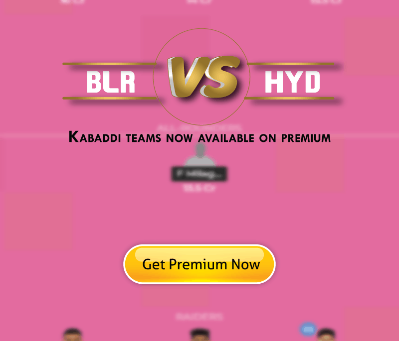 BLR vs HYD Dream11