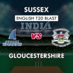 SUS vs GLO Dream11 Match Prediction | T20 Vitality Blast 2019 | Fantasy Team News