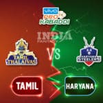 TAM vs HAR Dream11 Team Prediction Pro Kabaddi League, Preview, News, Lineups
