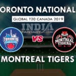 TOR vs MON Dream11 Match Prediction | Global T20 League – Montreal Tigers vs Toronto Nationals – Playing11, Squads, Fantasy Team News