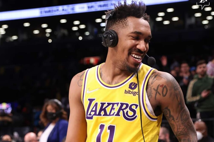 Malik Monk smiling POR vs LAL Dream11
