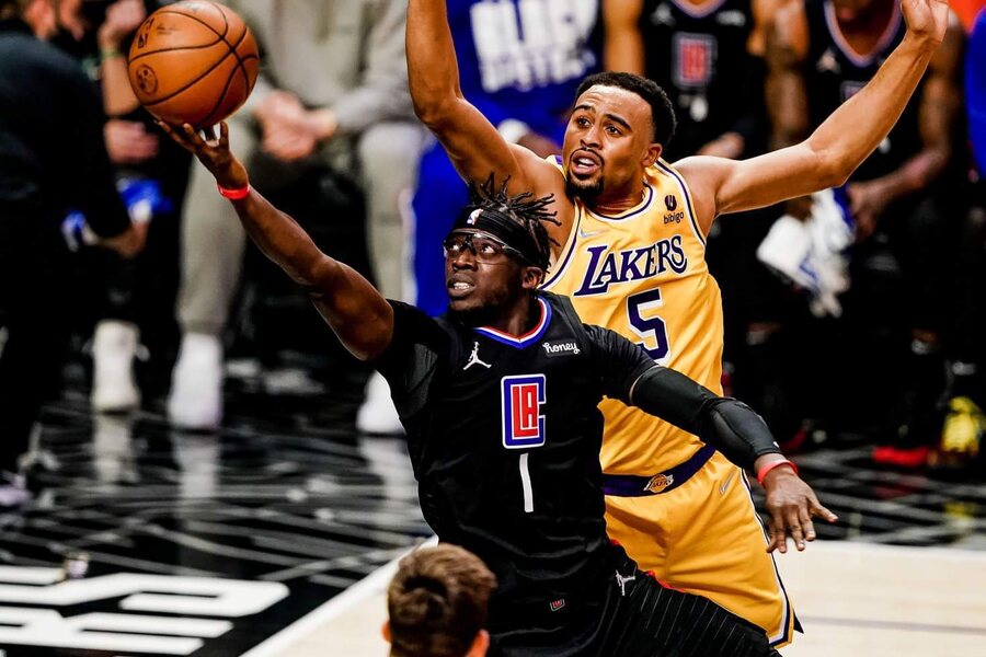 Reggie Jackson lay-up game winner LAC vs MIL Dream11