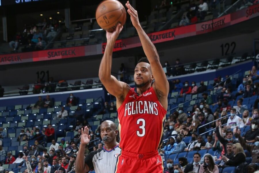 CJ McCollum shooting NOP vs DAL Dream11