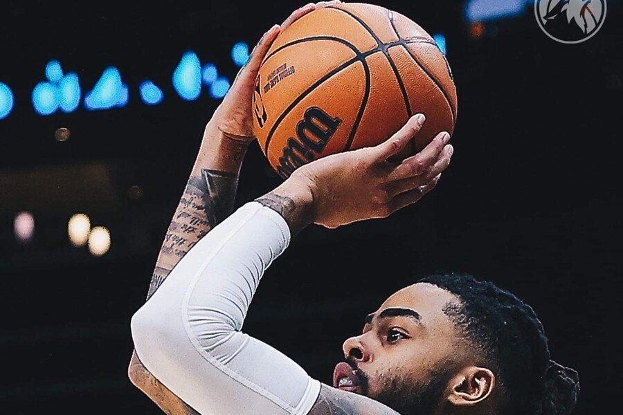 D'Angelo Russell shooting MIN vs GSW Dream11