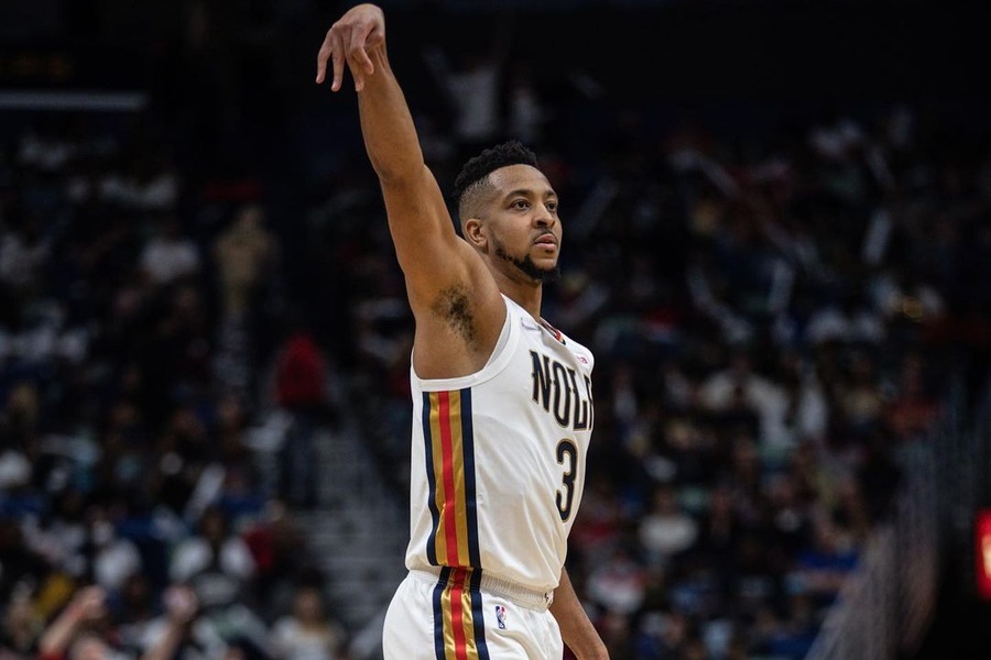 CJ McCollum shooting pose Pelicans DEN vs NOP Dream11