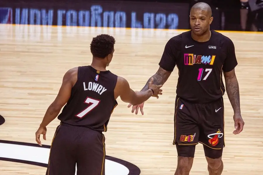 Kyle Lowry dabbing PJ Tucker MIA vs CLE Dream11