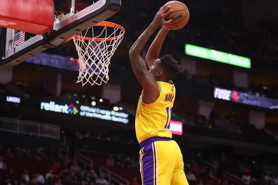 Malik Monk dunking LAL vs WAS Dream11