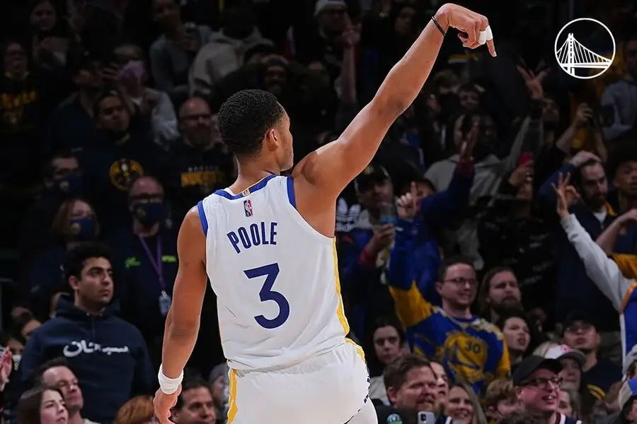 Jordan Poole shooting GSW vs MIL Dream11