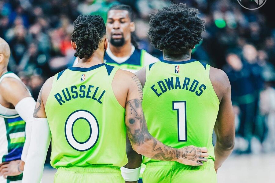 D'Angelo Russell, Anthony Edwards MIN vs DAL Dream11