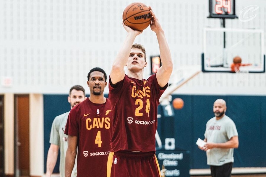 Lauri Markkanen shooting in practise TOR vs CLE Dream11