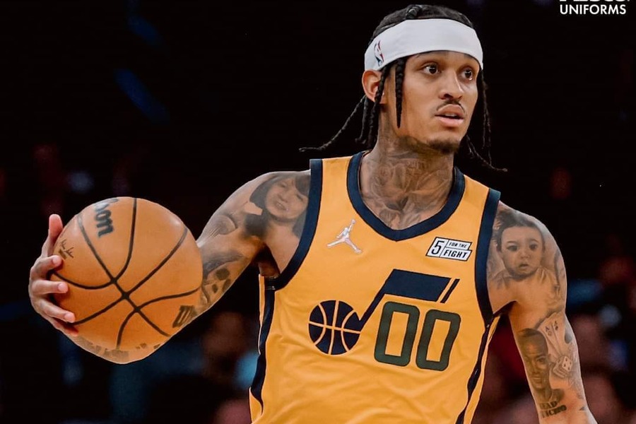 Jordan Clarkson dribbling DAL vs UTA Dream11