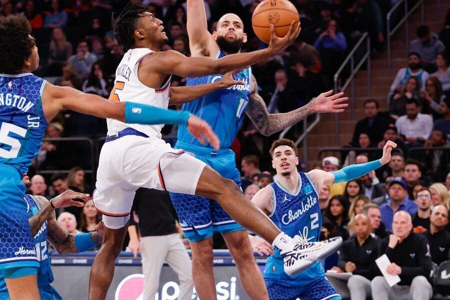 Immanuel Quickley layup NYK vs CLE Dream11