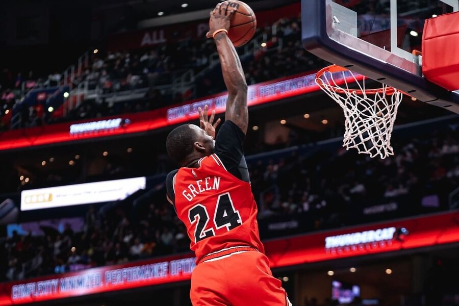 JaVonte Green dunking CHI vs LAC Dream11