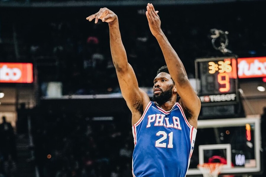 Joel Embiid shooting IND vs PHI Dream11