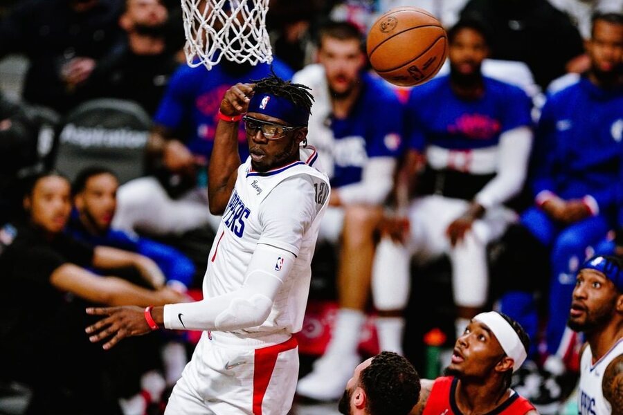 Reggie Jackson behind-the-back pass LAC vs PHX Dream11