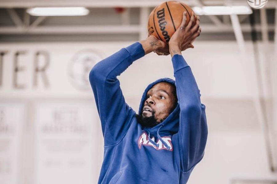 Kevin Durant practise fadeaway NYK vs BKN Dream11