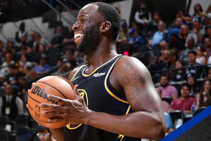 Draymond Green smiling NOP vs GSW Dream11