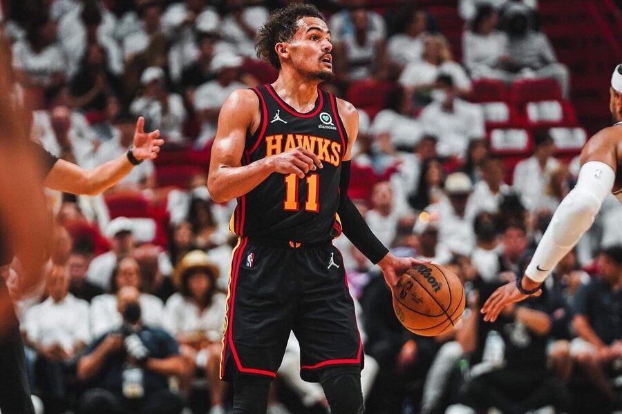 Trae Young dribbling MIA vs ATL Dream11