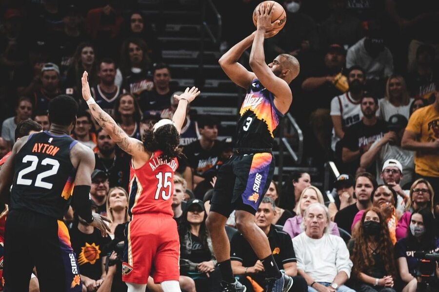 Chris Paul fadeaway PHX vs NOP Dream11