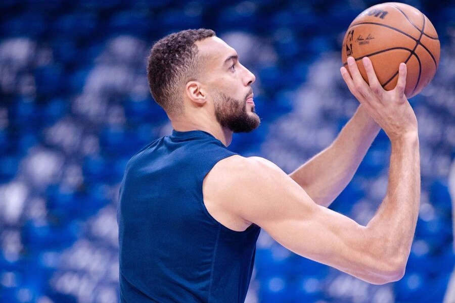 Rudy Gobert practising UTA vs DAL Dream11
