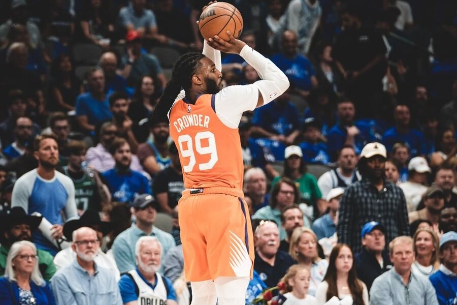 Jae Crowder shooting from deep PHX vs DAL Dream11