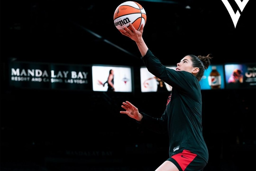 Kelsey Plum left-handed layup practise PHO vs LVA Dream11