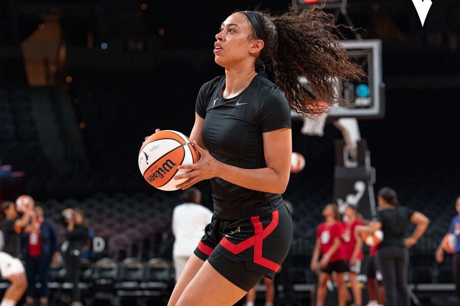 Dearica Hamby practising MIN vs LVA Dream11