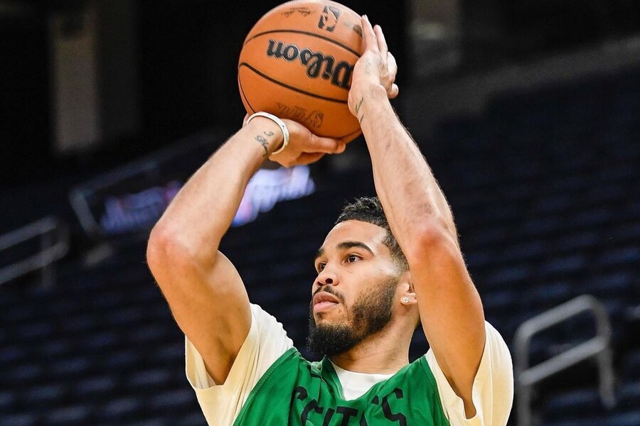 Jayson Tatum shootaround GSW vs BOS Dream11