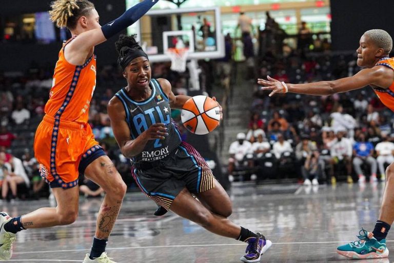 Aari McDonald left-handed dribble drive ATL vs DAL Dream11