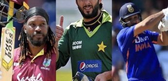 Top 3 batsmen with most sixes in international cricket