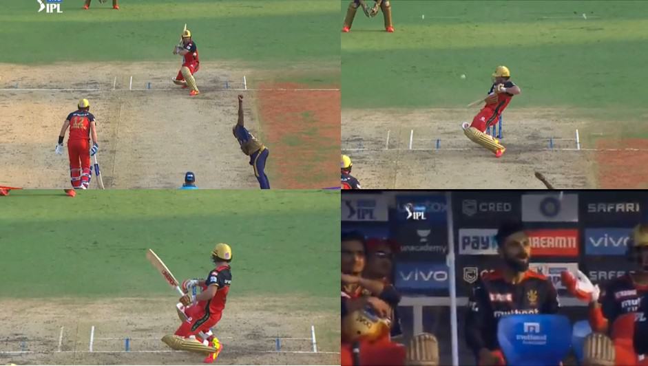 Virat Kohli Reaction to AB De Villiers’ Inventive Shot is EPIC [Video]