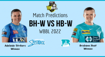 AS-W vs BH-W Dream11 Prediction, Playing 11, Top Picks, Fantasy Cricket Tips for WBBL 2022 Challenger Adelaide Strikers Women vs Brisbane Heat Women Dream11 Team for Today’s Match