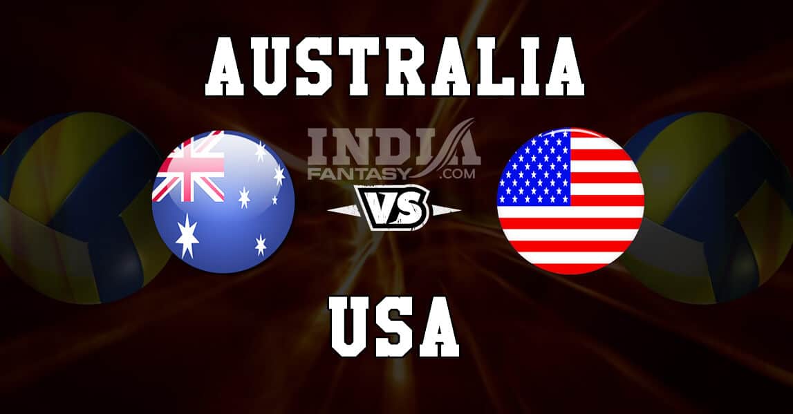 AUS vs USA Dream11 Match Prediction| Men’s Volleyball World Cup 2019| News, Fantasy Team.