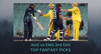 AUS vs ENG Dream11 Team: Top 5 Fantasy Picks for Australia vs England 3rd ODI