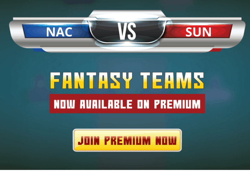 NAC vs SUN Dream11