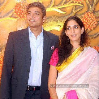 Aditi Jaitly with Ajay Jadeja