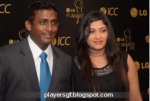 Ajantha Mendis wife Yoshini Mendis