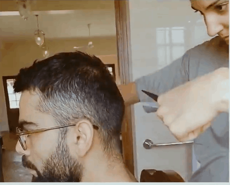 Watch: Anushka Sharma turns hairstylist for Virat Kohli