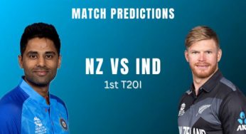 NZ vs IND Today Match Prediction for New Zealand vs India 1st T20I – Who Will Win New Zealand vs India?