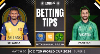 SL vs PAK Today's Match Prediction
