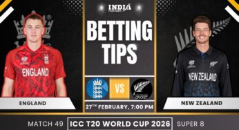 ENG vs NZ Today's Match Prediction