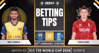 SL vs ENG Today's Match Prediction