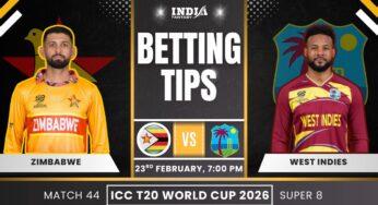 ZIM vs WI Today's Match Prediction
